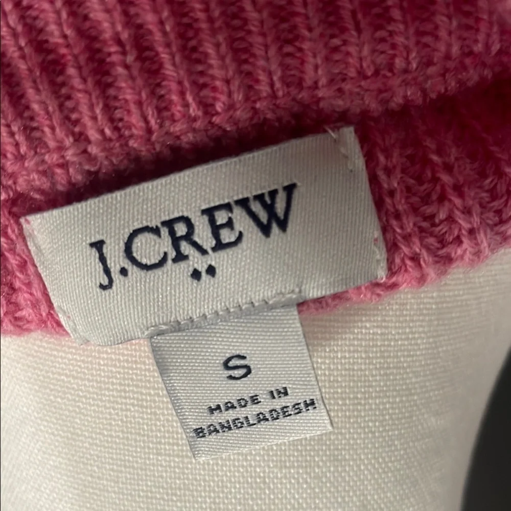 J Crew Button Raglan Crewneck  Sweater Size S